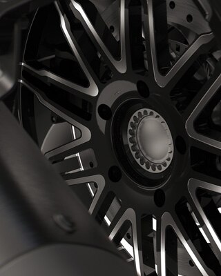 Black Option 719 wheel on the K 1600 GTL.