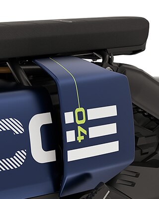 The comfort seat with seat heating on the CE 04 from BMW Motorrad